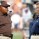 Illustration for article titled Romeo Crennel To Charlie Weis: I Need You To Come Over Right Now And Stop Me From Eating These Five Chocolate Wedding Cakes
